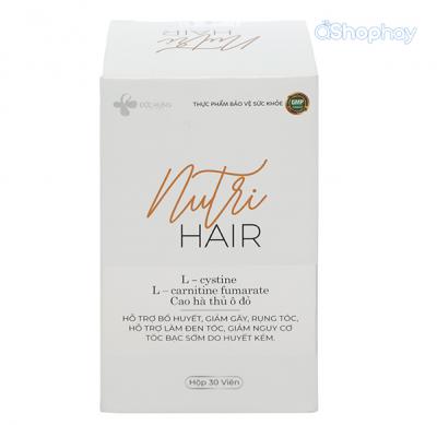Nutri Hair hỗ trợ giảm gãy, rụng tóc
