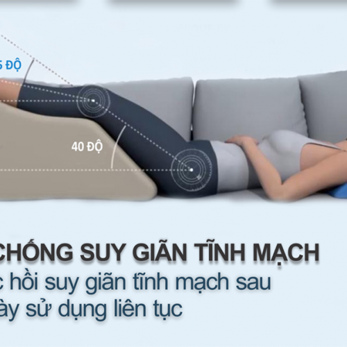 Lợi ích của gối kê chân với người suy giãn tĩnh mạch
